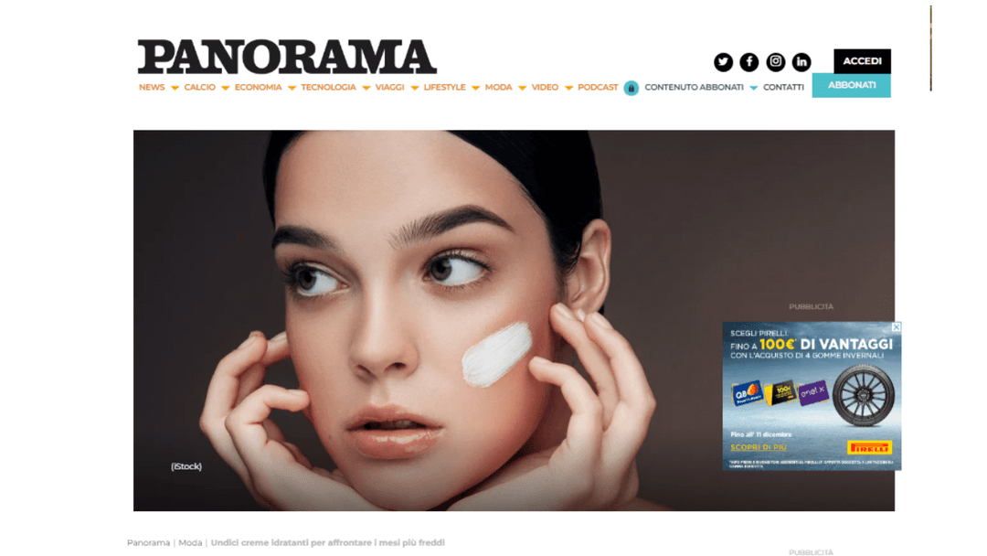 Panorama - Unidici creme idratanti per affrontare i mesi più freddi