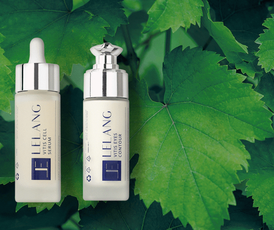 Foglie di vite, estratto antiossidante impiegato in cosmetica