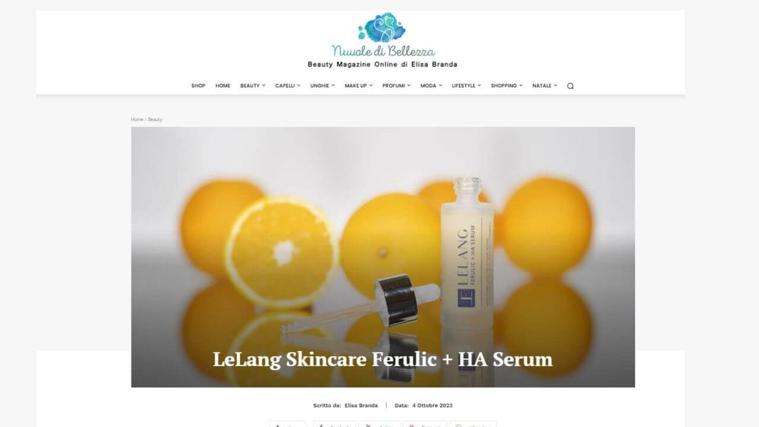 Nuvole di Bellezza - LeLang siero FerulC + HA
