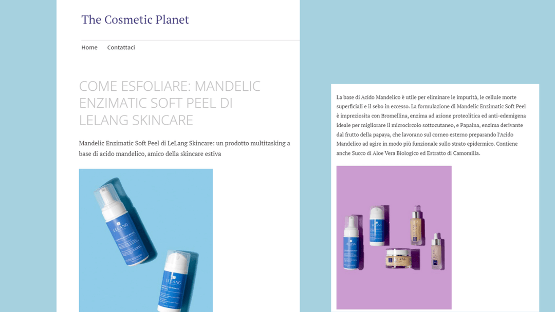 The cosmetic planet - COME ESFOLIARE: MANDELIC ENZIMATIC SOFT PEEL DI LELANG SKINCARE