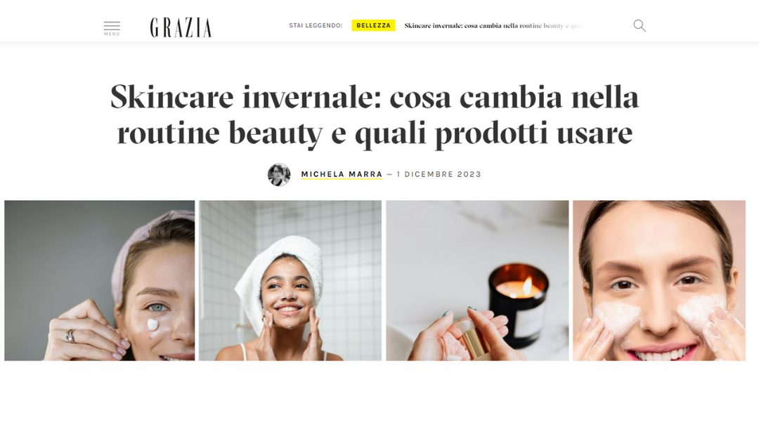 Grazia - Skincare invernale: cosa cambia nella routine beauty e quali prodotti usare