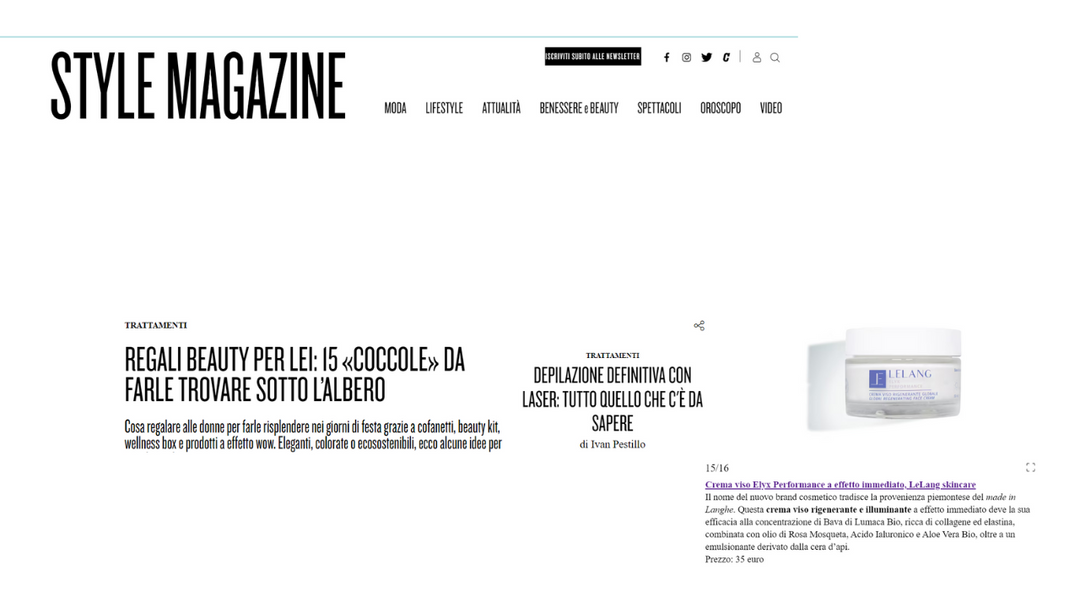 Style Magazine - Regali beauty per lei