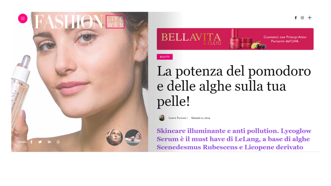 Fashion life web - La potenza del pomodoro e delle alghe sulla tua pelle!