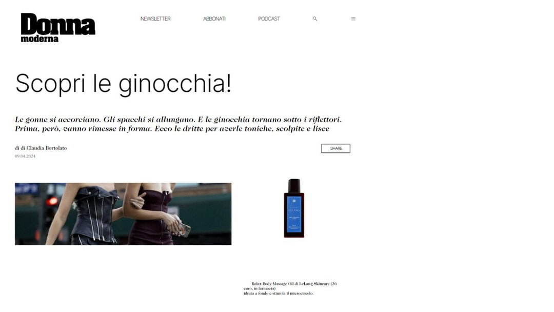 Donna MOderna - Scopri le ginocchia!