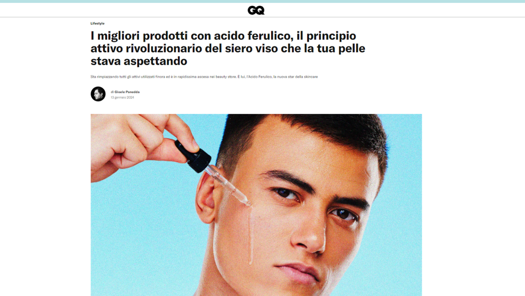 GQ  Italia - I migliori prodotti con acido ferulico, il principio attivo rivoluzionario del siero viso che la tua pelle stava aspettando
