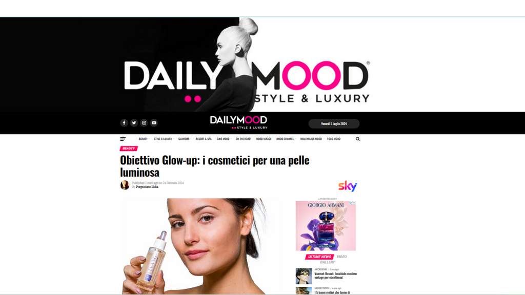 Daily Mood - Obbiettivo glow up, i cosmetici per una pelle luminosa