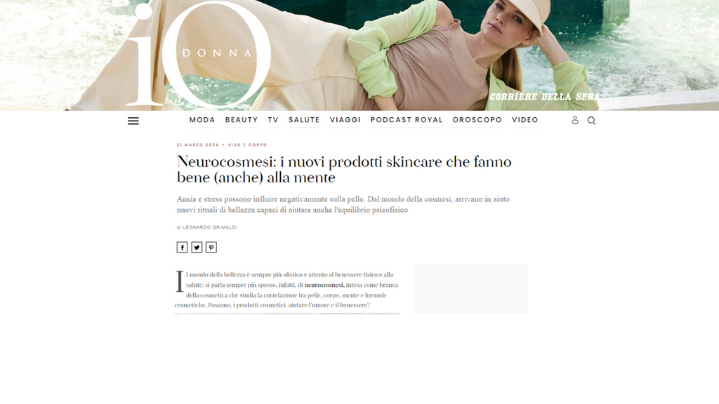 Io Donna - Neurocosmesi: i nuovi prodotti skincare che fanno bene (anche) alla mente