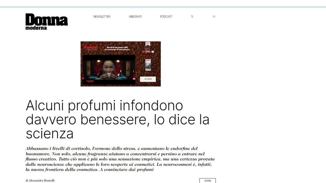 Donna Moderna - Alcuni profumi infondono davvero benessere, lo dice la scienza