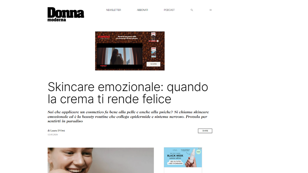 Donna Moderna - Skincare emozionale: quando la crema ti rende felice