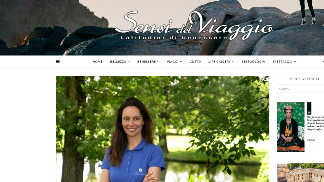 Sensi del viaggio - LeLang Skincare: una storia d’amore tra natura e scienza