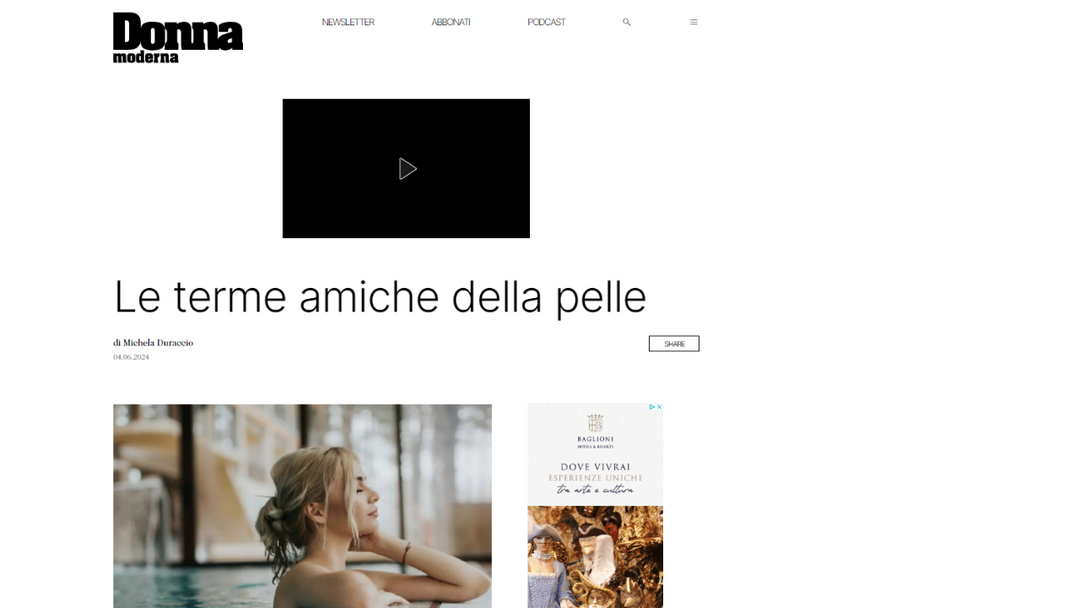Donna Moderna - Le terme amiche della pelle