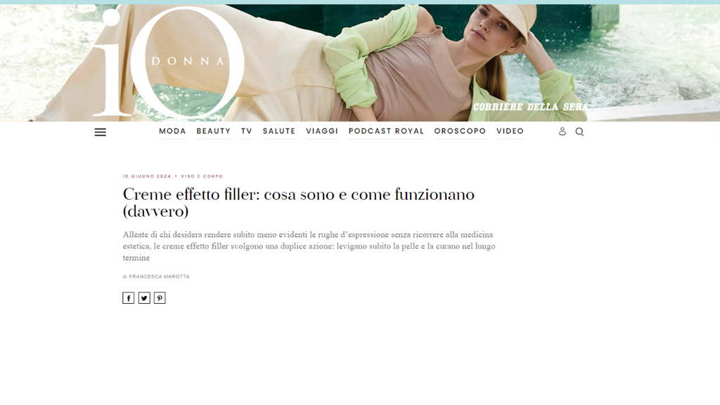 Io Donna - Creme effetto filler: cosa sono e come funzionano (davvero)