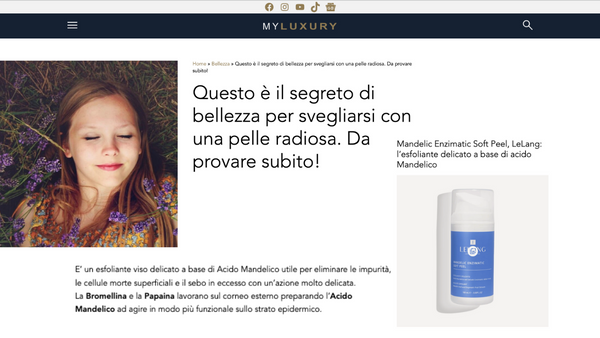 My Luxury - This is the beauty secret to wake up with radiant skin. Try it now!