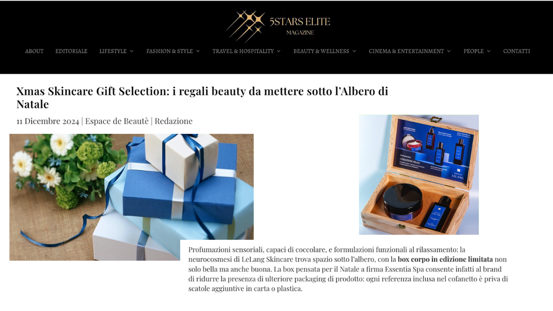 5Stars Elite Magazine - Xmas Skincare Gift Selection: i regali beauty da mettere sotto l’Albero di Natale