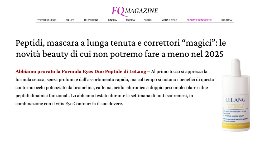 Il Fatto Quotidiano - Peptidi, mascara a lunga tenuta e correttori “magici”: le novità beauty di cui non potremo fare a meno nel 2025