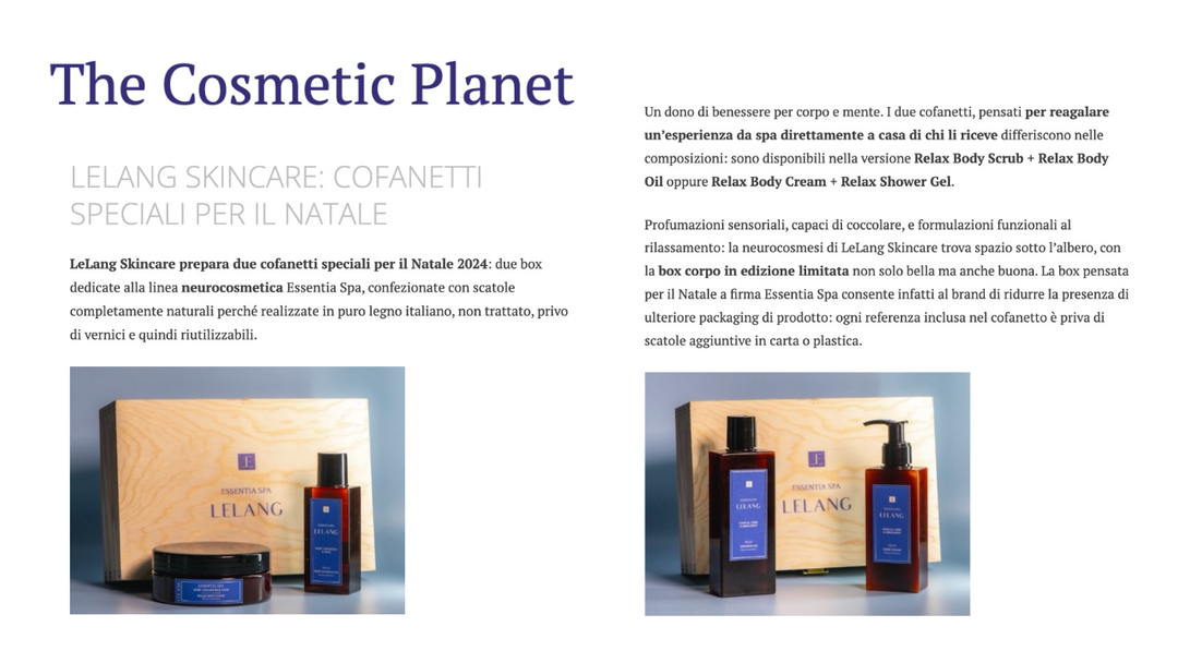 The Cosmetic Planet - Lelang Skincare: Cofanetti Speciali Per Il Natale