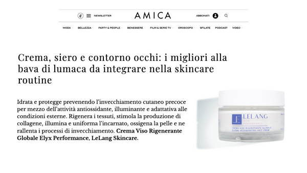 Amica - Cream, serum, and eye contour: the best with snail slime to integrate into the skincare routine