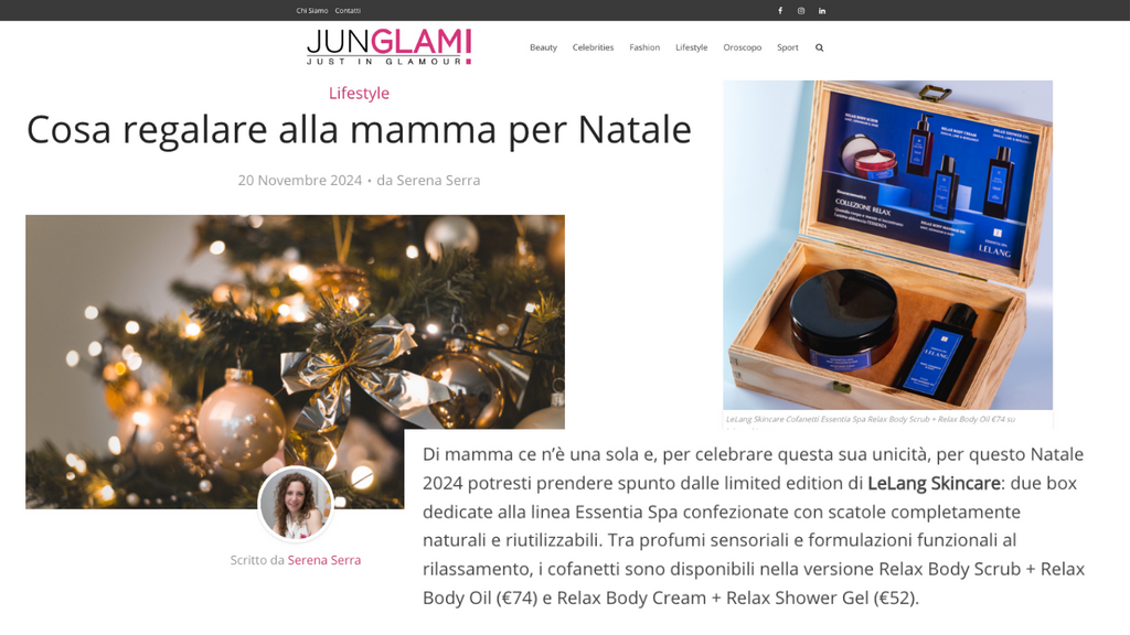 Junglam! - Cosa regalare alla mamma per Natale