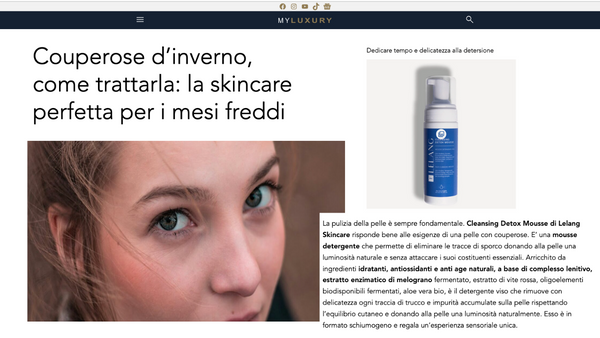 My Luxury - Winter couperose, how to treat it: the perfect skincare for the cold months