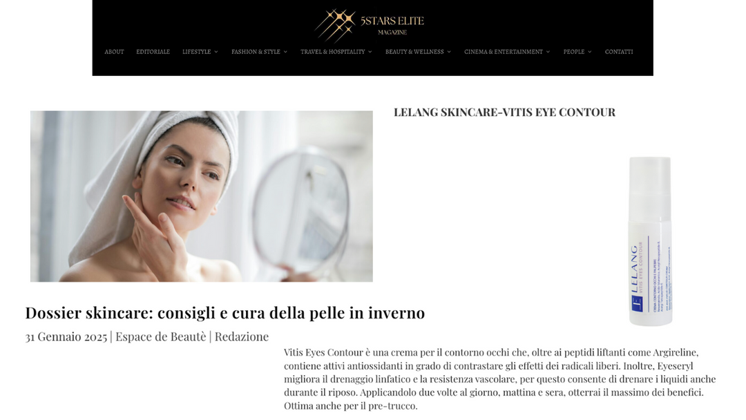 5Stars Elite Magazine - Dossier skincare: consigli e cura della pelle in inverno