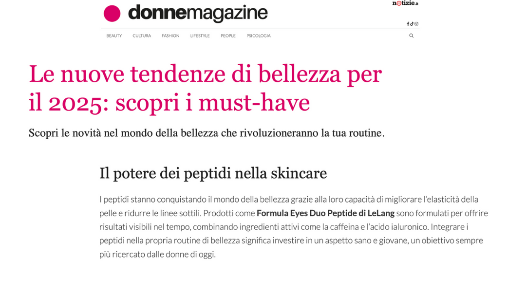 Donne Magazine - Le nuove tendenze di bellezza per il 2025: scopri i must-have