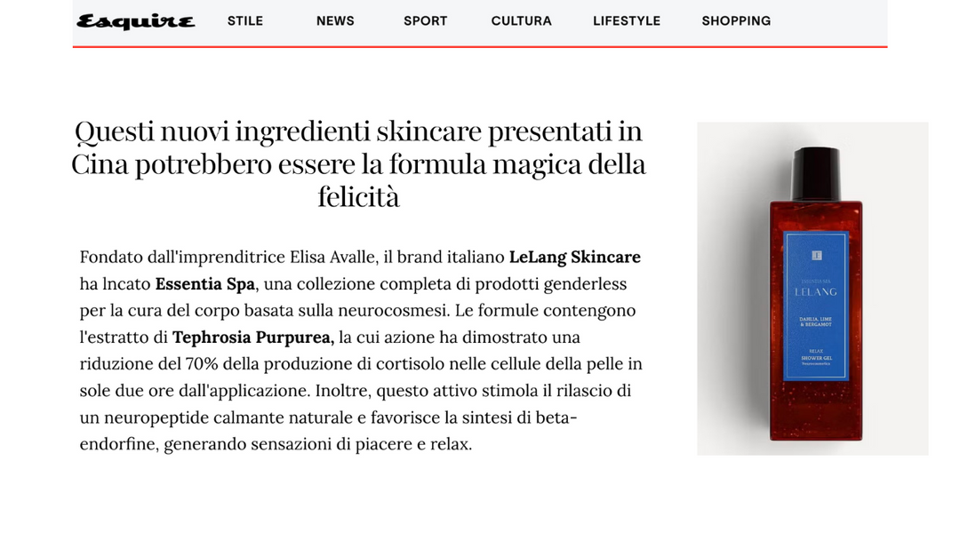Esquire - Questi nuovi ingredienti skincare presentati in Cina potrebbero essere la formula magica della felicità
