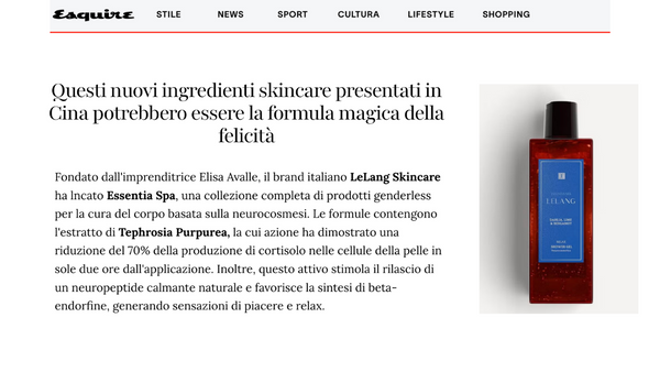 Esquire - These new skincare ingredients introduced in China could be the magic formula for happiness