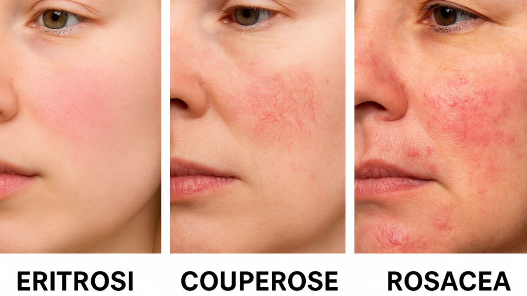 Eritrosi, Couperose o Rosacea? Quando la Pelle Diventa Rossa