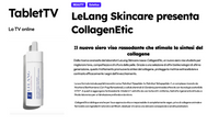 Tablet TV - LeLang Skincare presenta CollagenEtic