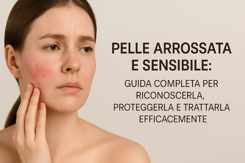 Pelle arrossata e sensibile: guida completa per riconoscerla, proteggerla e trattarla efficacemente