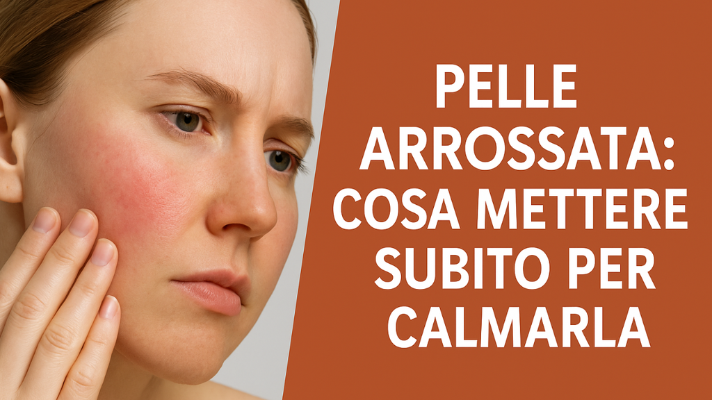 Pelle Arrossata: Cosa Mettere Subito per Calmarla