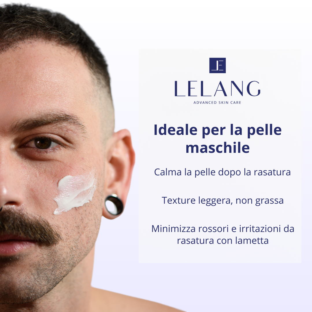 Nutralight Sensitive LeLang, crema ideale per la pelle maschile dopo la rasatura