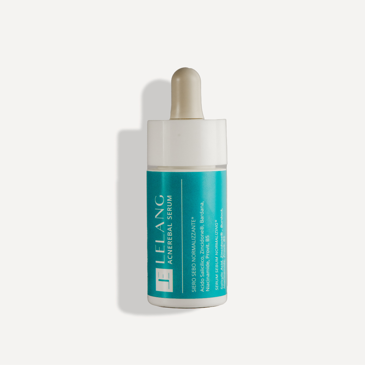 Acnerebal Serum LeLang, siero viso per pelle acneica in flacone contagocce