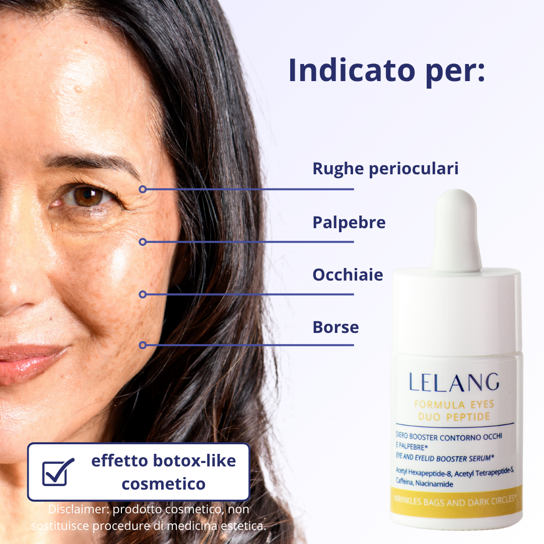 Formula Eyes LeLang per rughe perioculari, palpebre, occhiaie e borse