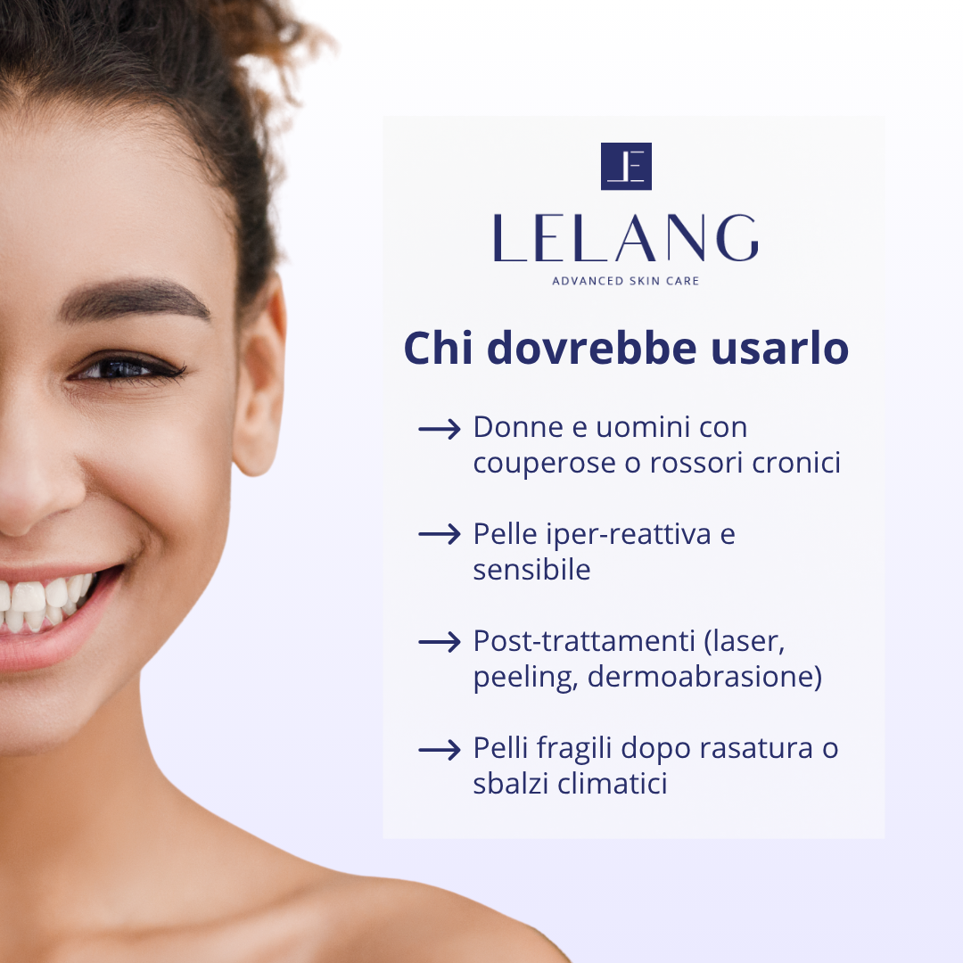 Couper Relief LeLang: per chi ha couperose, pelle reattiva o post-trattamenti
