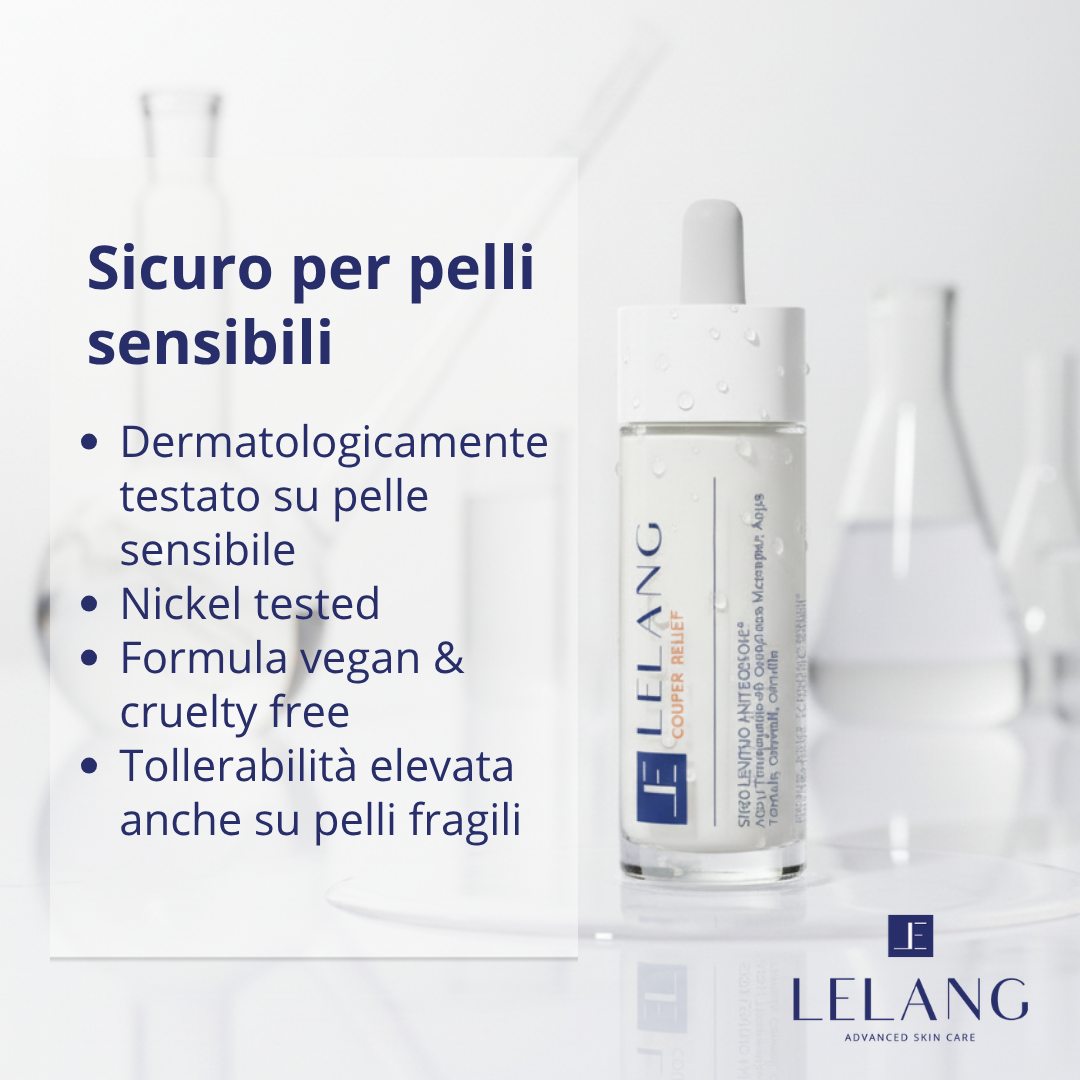 Couper Relief LeLang, sicuro per pelli sensibili: dermatologicamente testato e nickel tested