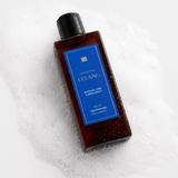 Flacone del gel doccia relax Lelang Essentia Spa nella schiuma, fragranza dahlia lime e bergamotto per la detersione quotidiana del corpo