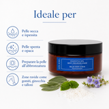 Scrub corpo Lelang Essentia Spa Relax Body Scrub, ideale per pelle secca e ispessita, pelle spenta e opaca, preparare la pelle all'abbronzatura e zone ruvide come gomiti, ginocchia e talloni