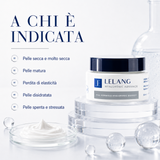 Crema viso Lelang Hyaluronic Advance indicata per pelle secca, matura, disidratata e con perdita di elasticità
