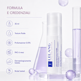Formula e credenziali della crema contorno occhi Lelang Vitis Eyes Contour: 30 ml, texture fluida, profumazione 0,10%, PAO 6 mesi, dermatologicamente testata e nickel tested